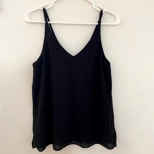Topshop US 4 black tank top
